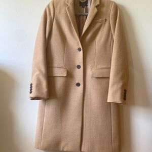 J. Crew Tan Wool Coat